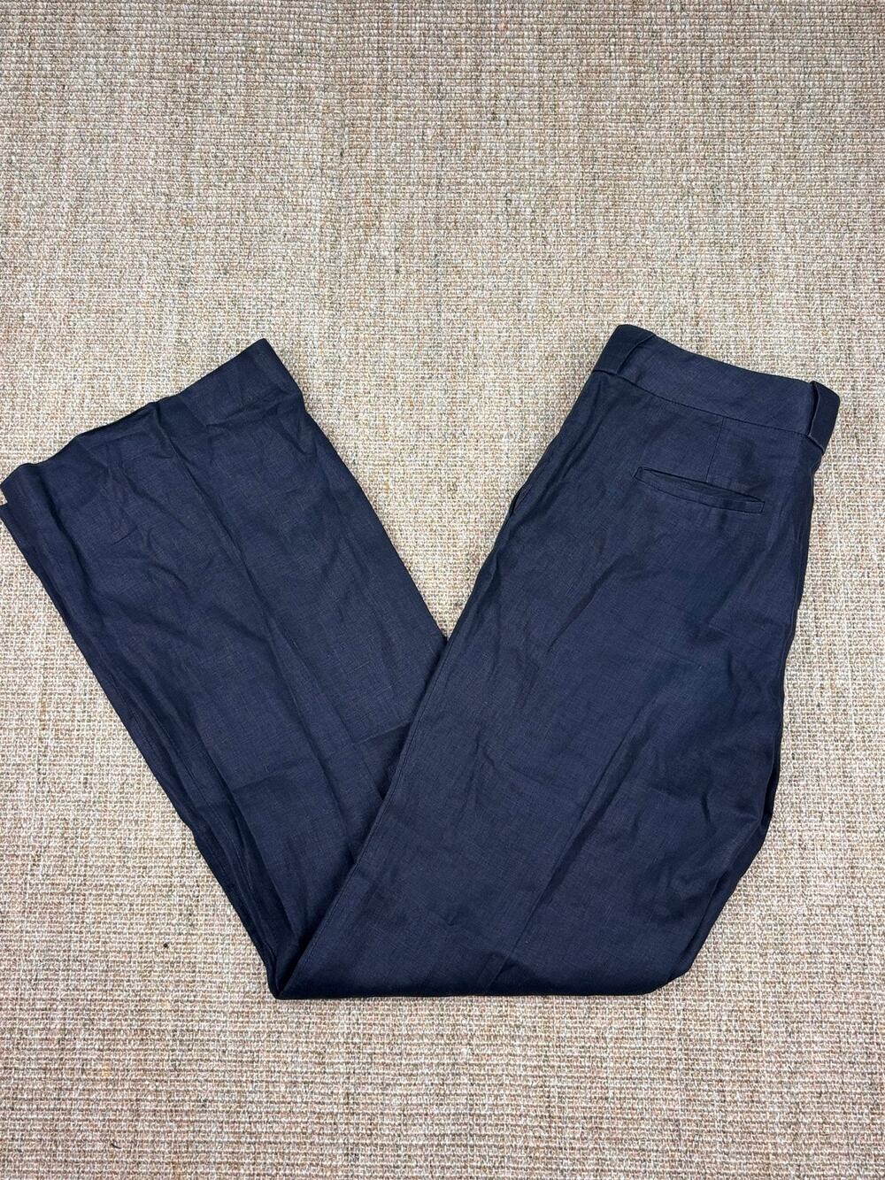 👔 J.Crew City Fit 100% Linen Trouser Pants | 6T
